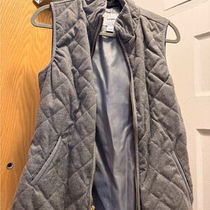 Old Navy Women's Charcoal Quilted Vest